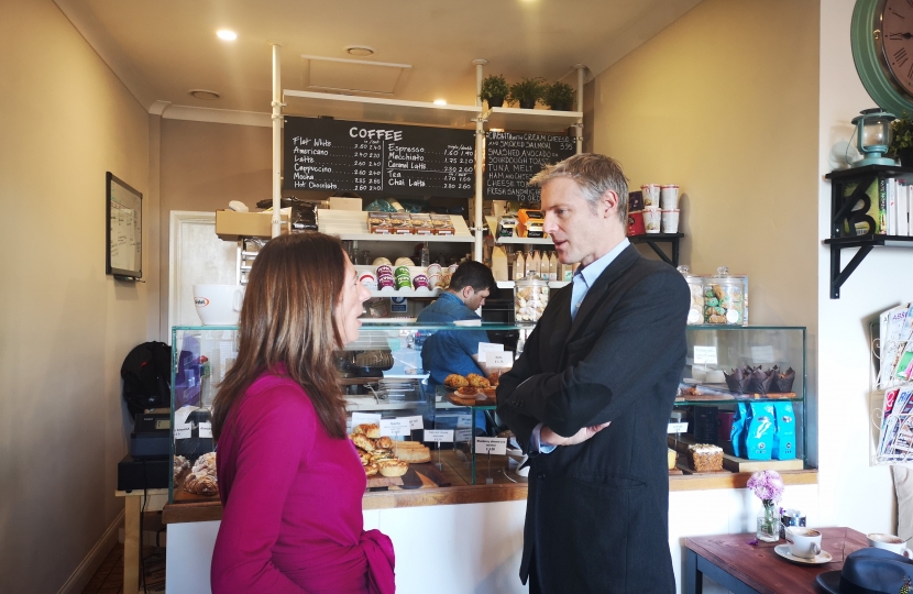 Zac Goldsmith Goes To Coffee And Cakes To Discuss Their Journey To