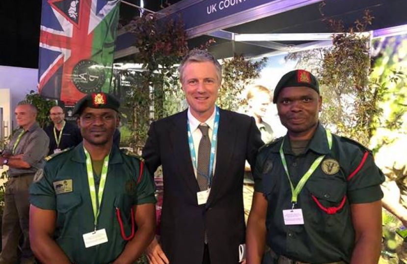 Zac Goldsmith MP at International Wildlife Trading Conference 