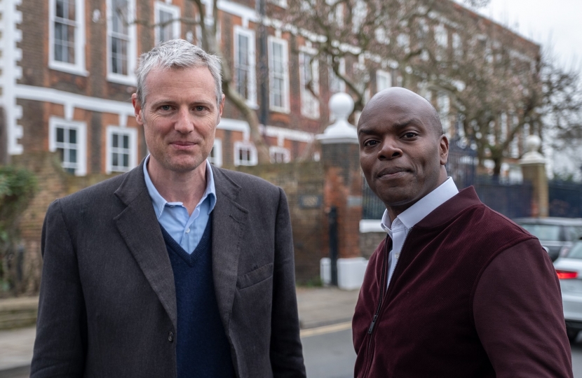 Zac Goldsmith MP and London Mayoral Candidate Shaun Bailey 